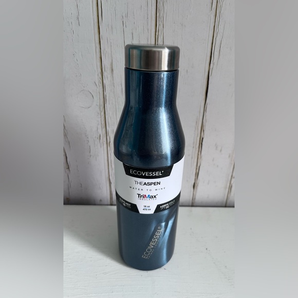 Ecco Vessel Water Bottle - Aspen - Blue Shimmer - Picture 1 of 2